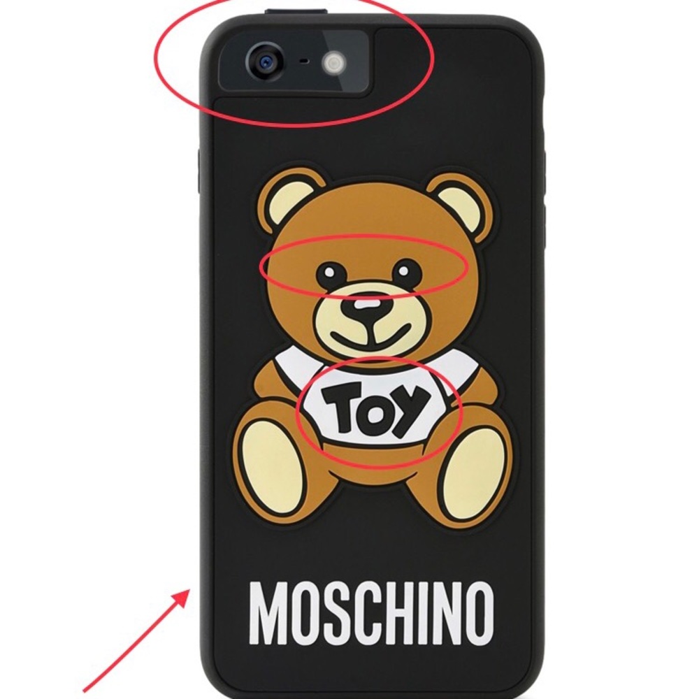 AUTHENTIC Moschino Bear Case Identification